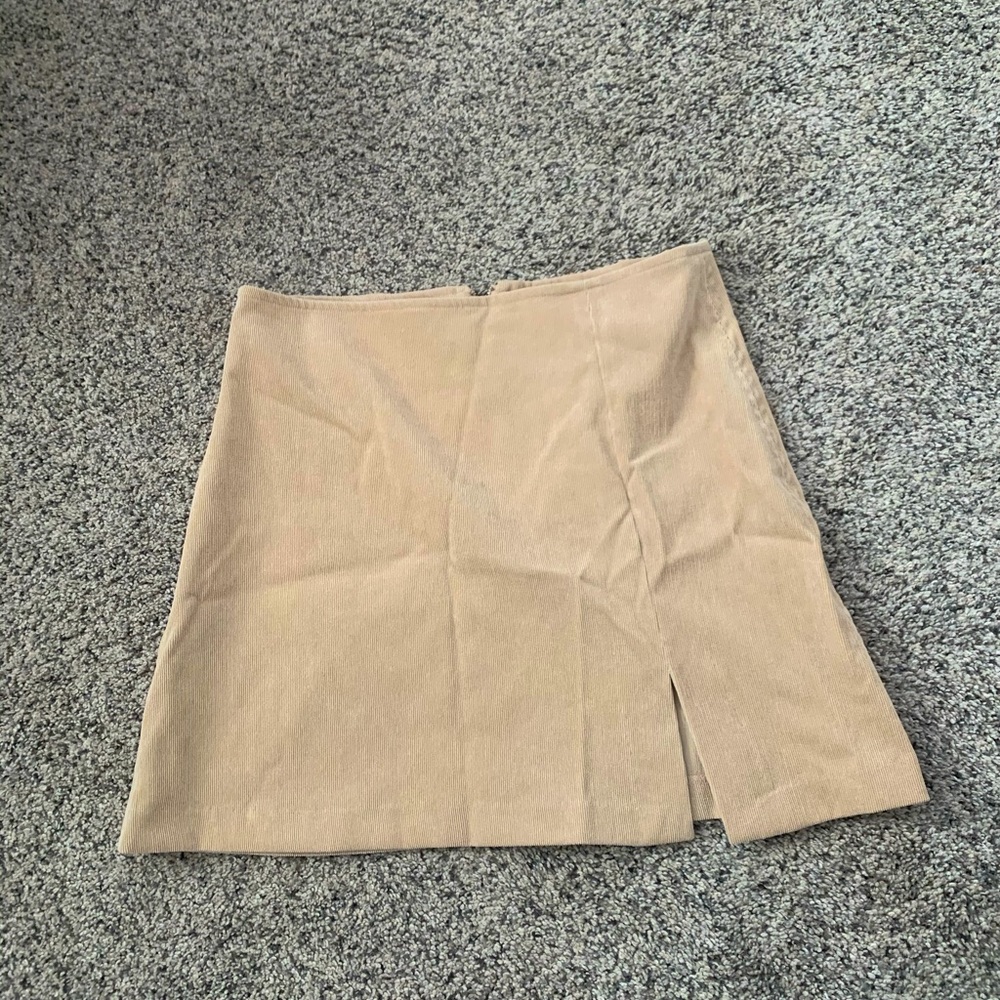 Lulu’s corduroy mini skirt
